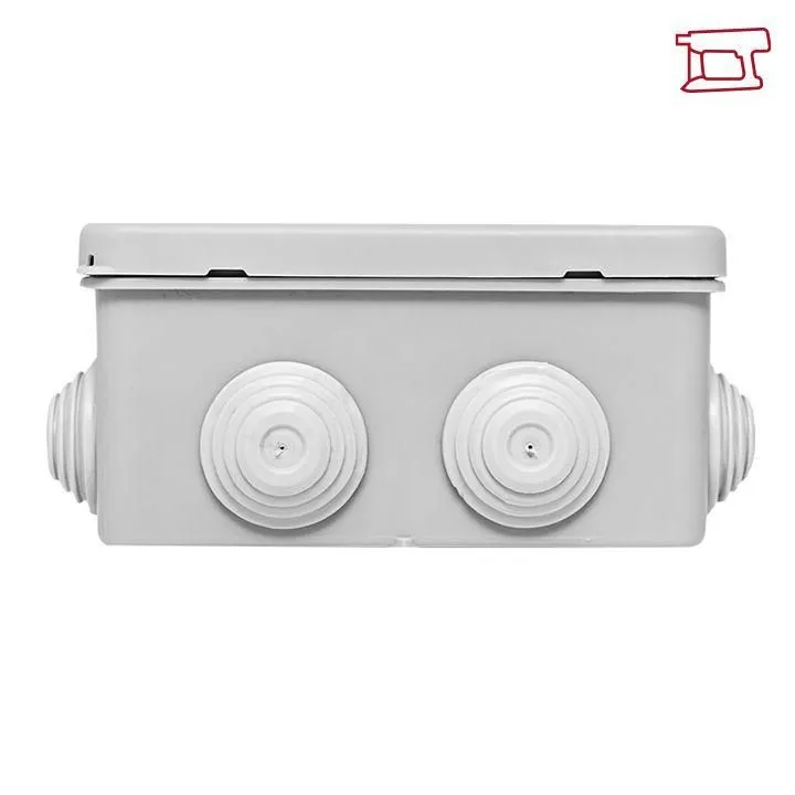 коробка распределительная кмр-030-014 100х100х50 ip55 с крышкой для прямого монтажа 10 мембранных вводов сер. розн. стикер ekf plc-kmr-030-014-r от магазина Штепсель и батарейка.
