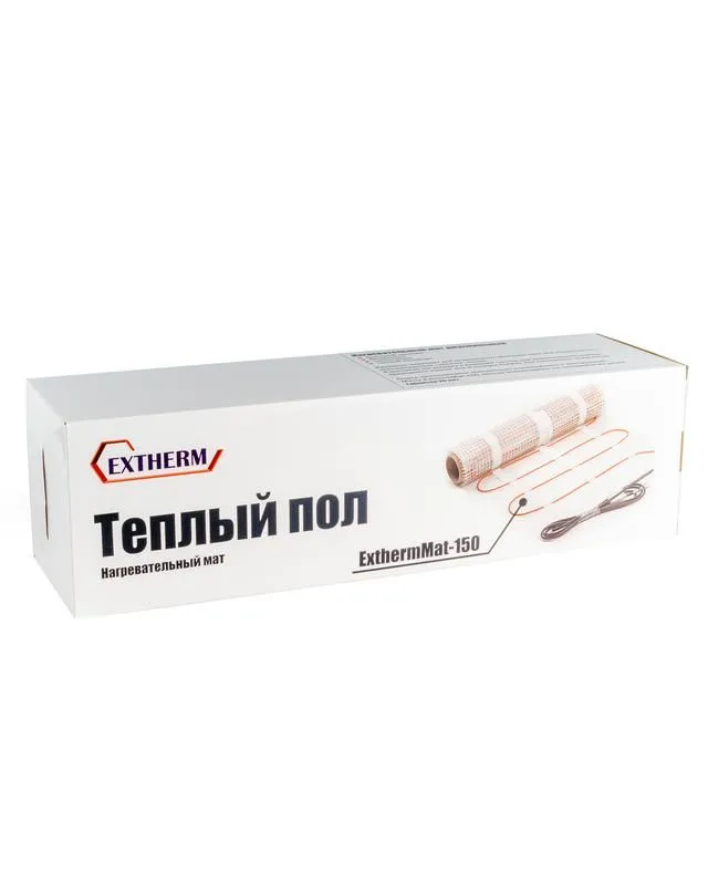 комплект "теплый пол" (мат) двухжил. 150вт/кв.м 300вт 4х0.5м 2кв.м exthermmat 150-300-2.0 от магазина Штепсель и батарейка.