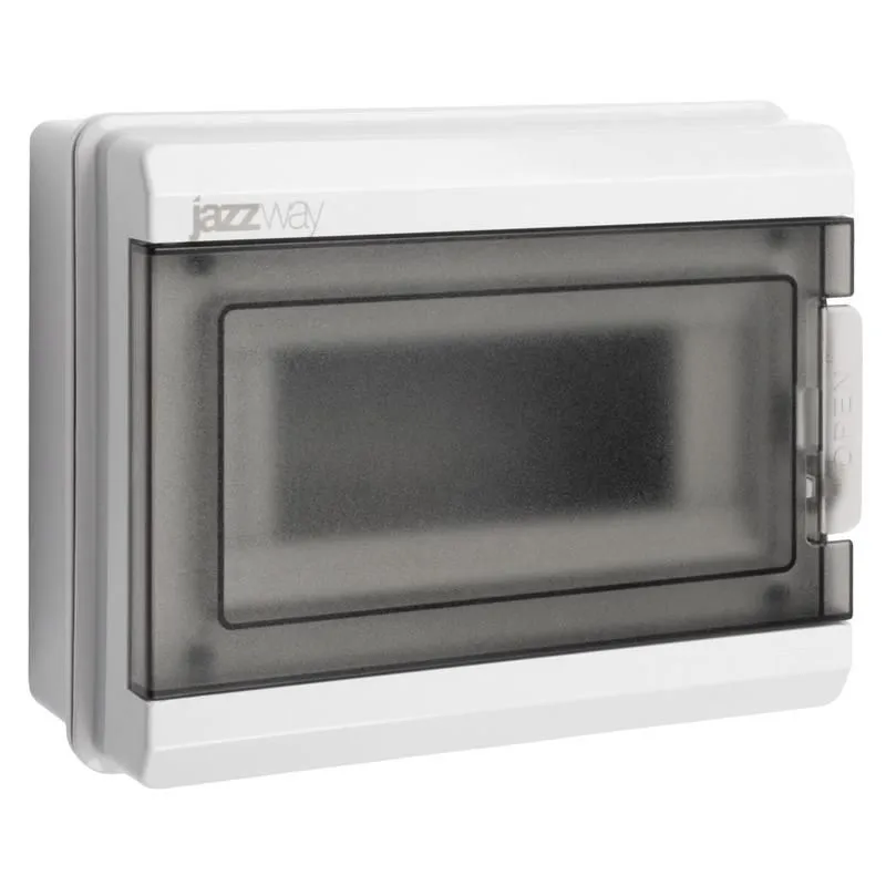бокс модульный накладной pdb/w 3008 gr (щрн-пг- 8) ip65 пластик. pro jazzway 5071988 от магазина Штепсель и батарейка.