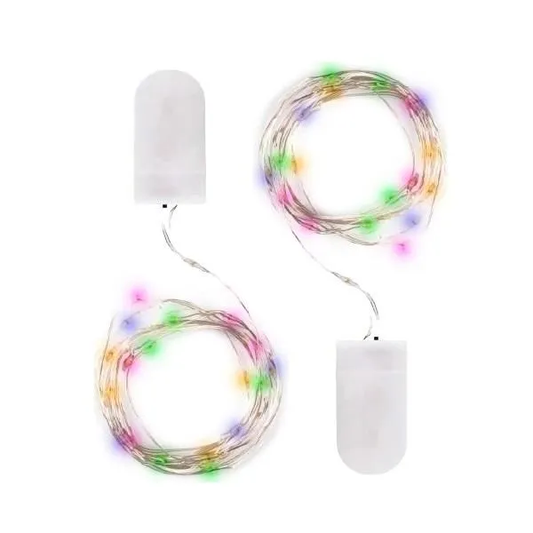 гирлянда dc-g05-20ms2 20led rgb 2xcr2032и(в компл.) (уп.2шт) фаzа 5047990 от магазина Штепсель и батарейка.