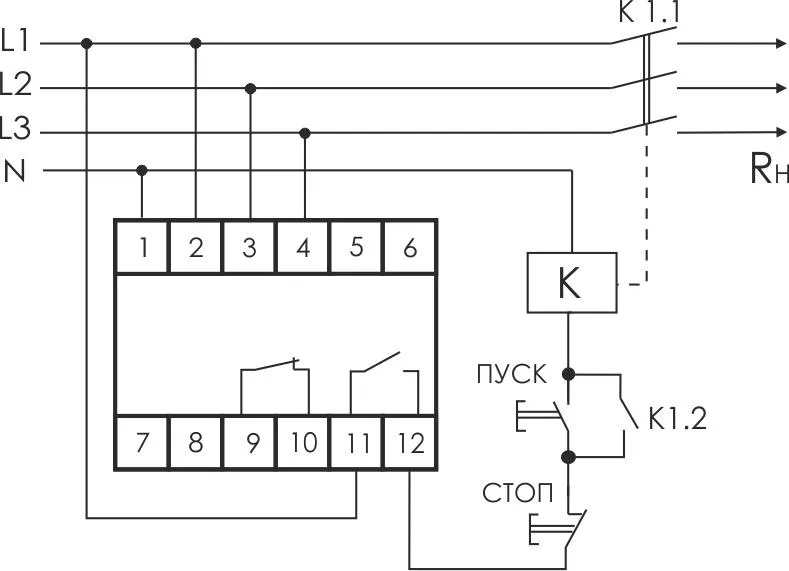 реле напряжения cp-731 (трехфазный; микропроцессорный; контроль верхнего и нижнего значений напряжения; контроль асимметрии; чередования фаз; монтаж на din-рейке 35мм 3х400/230+n 2х8а 1z 1r ip20) f&f ea04.009.005 от магазина Штепсель и батарейка.