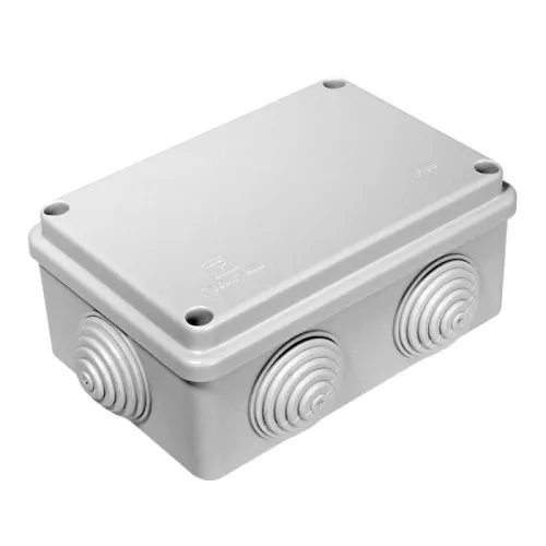коробка распаячная оп 120х80х50 безгалогенная ip55 (64шт/коробка) промрукав 40-0340 от магазина Штепсель и батарейка.