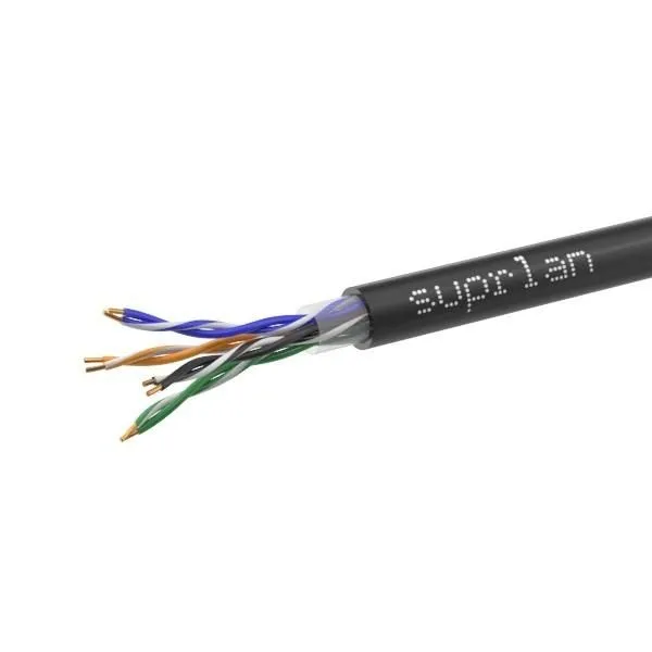 кабель витая пара u/utp кат.5e 4х2х0.51 24awg solid cu pe out. premium 305м (м) suprlan 01-0311-2 от магазина Штепсель и батарейка.