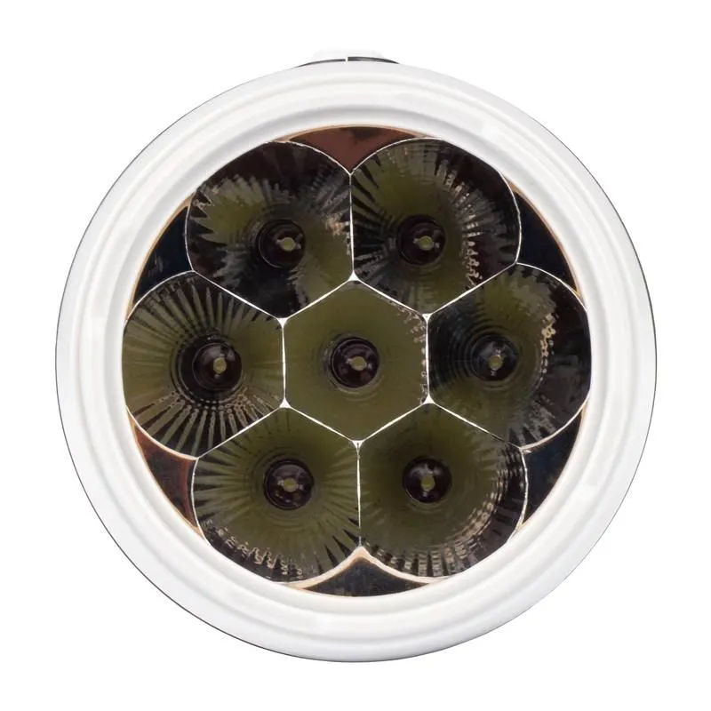 фонарь аккумуляторный ручной accuf2-l07-bk 7led 2 режима: 100проц./25проц. аккум. 0.4а.ч выдвижная вилка индикатор зарядки черн. фаzа 5000810 от магазина Штепсель и батарейка.