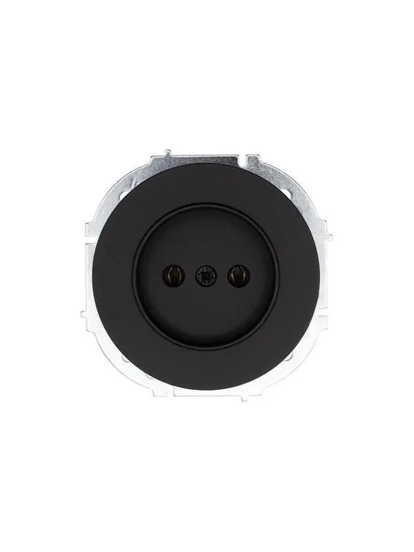 розетка 1-м сп osen без заземл. пбт механизм черн. бархат lezard 743-4288-121b от магазина Штепсель и батарейка.
