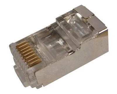 джек компьютерный rj45 (8p8c) кат.5e с экраном (уп.100шт) rexant 05-1023 от магазина Штепсель и батарейка.