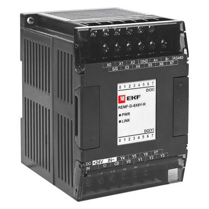 модуль дискретного в/в remf 8/8 pro-logic ekf remf-d-8x8y-r от магазина Штепсель и батарейка.