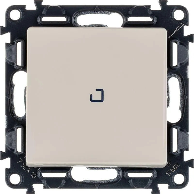 выключатель 1-кл. сп valena life 10а ip20 250в 10ax с подсветкой с лицев. панелью механизм сл. кость leg 752510 от магазина Штепсель и батарейка.