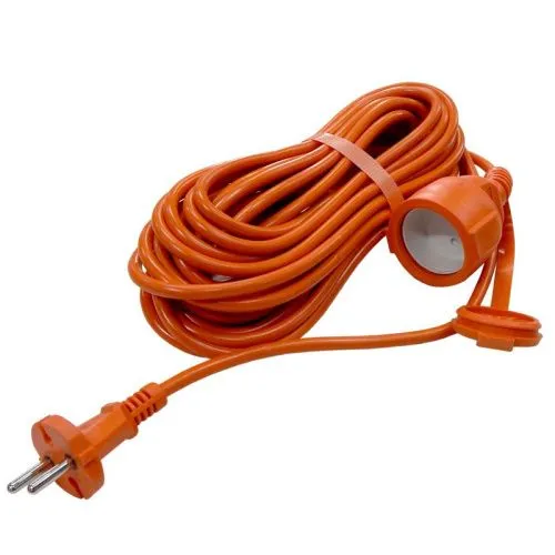 удлинитель-шнур 1х20м без заземл. 6а ip44 уш-6 пвс 2х0.75 universal 9631999 от магазина Штепсель и батарейка.