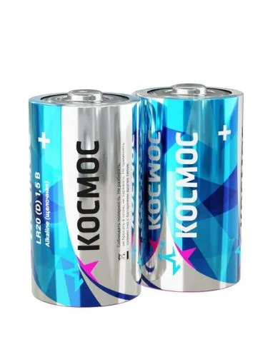 элемент питания lr20 (уп.2шт) космос koclr20max2s от магазина Штепсель и батарейка.