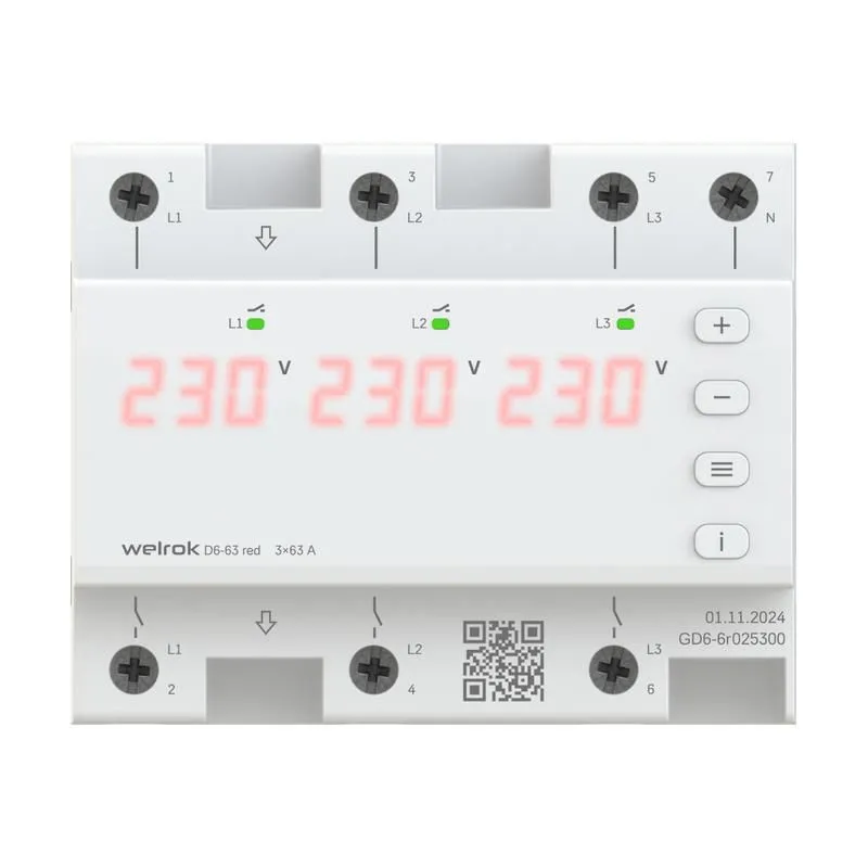 реле напряжения d6-63 red welrok 4660251140410 от магазина Штепсель и батарейка.