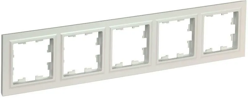 рамка 5-м brite ру-5-брж жемчуж. iek br-m52-k36 от магазина Штепсель и батарейка.