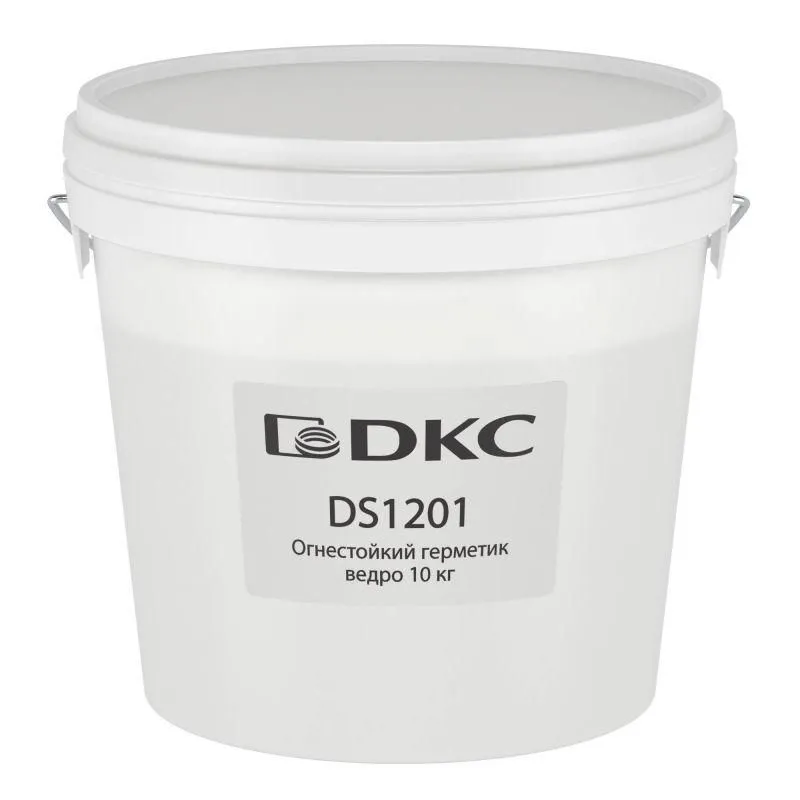 герметик огнезащитный (ведро 10кг) dkc ds1201 от магазина Штепсель и батарейка.