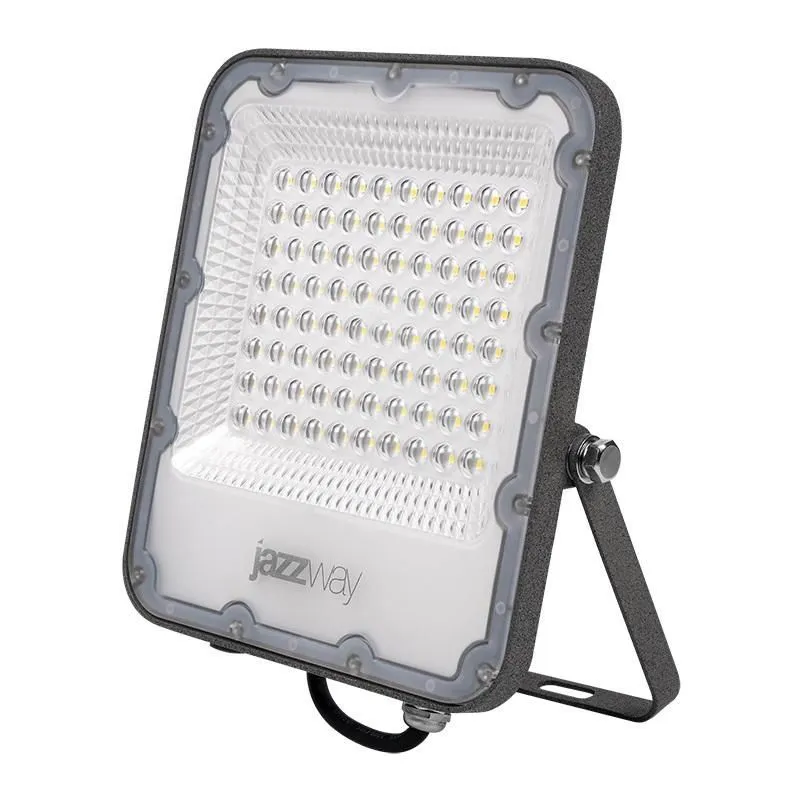 прожектор светодиодный pfl-s4 50вт 6500к ip65 80град. до с линзовым модулем pro+ jazzway 5036420 от магазина Штепсель и батарейка.