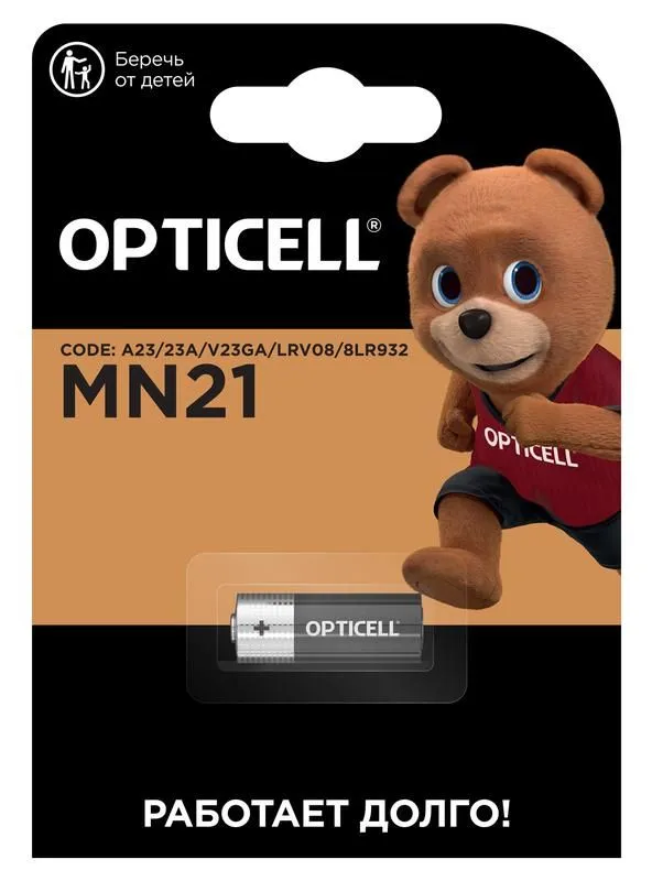 элемент питания алкалиновый a23/mn21/8lr932 12в (блист.1шт) specialty opticell 5070001 от магазина Штепсель и батарейка.