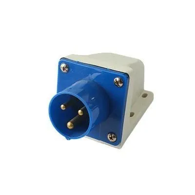 вилка стационарная для наружной установки ppc 523 2р+ре 32а 220в ip44 pro jazzway 5072879 от магазина Штепсель и батарейка.
