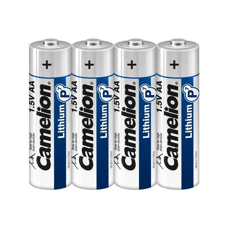 элемент питания литиевый аа/fr6 lithium sp4 fr6-sp4 батарейка 1.5в (уп.4шт) camelion 15243 от магазина Штепсель и батарейка.