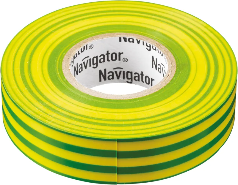 изолента пвх 15мм (рул.20м) жел/зел. nit-b15-20/yg navigator 71108 от магазина Штепсель и батарейка.