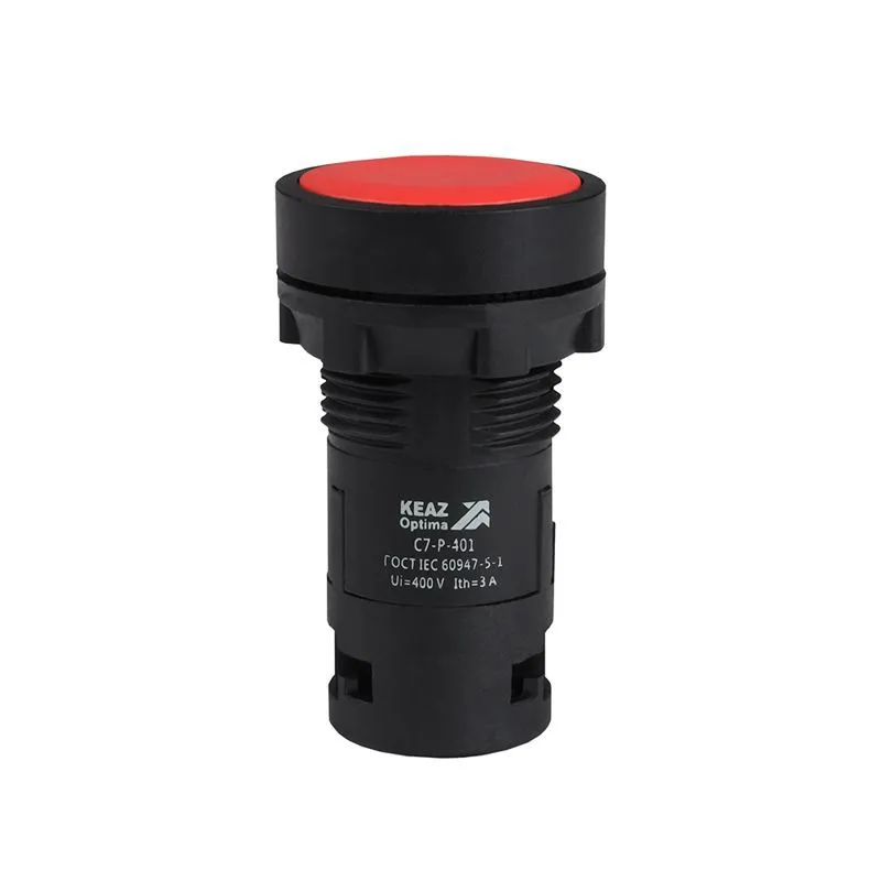 кнопка optisignal compact d22 с7-p-401 красн. 1нз xb7na42 кэаз 362027 от магазина Штепсель и батарейка.