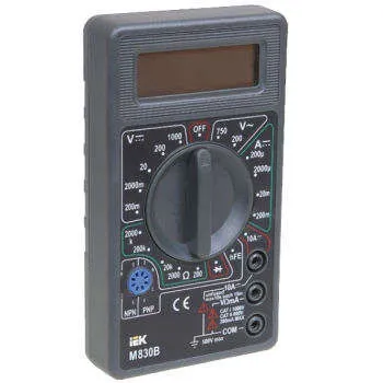мультиметр цифровой universal m832 iek tmd-2s-832 от магазина Штепсель и батарейка.