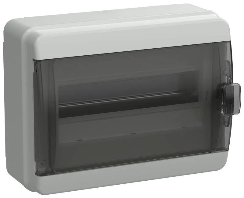 корпус пластиковый кмпн-12 ip65 черн. прозр. дверь tekfor iek tf5-kp72-n-12-65-k03-k02 от магазина Штепсель и батарейка.