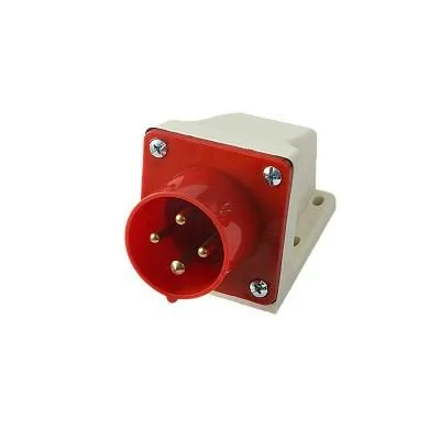 вилка стационарная для наружной установки ppc 514 3р+ре 16а 380в ip44 pro jazzway 5072831 от магазина Штепсель и батарейка.