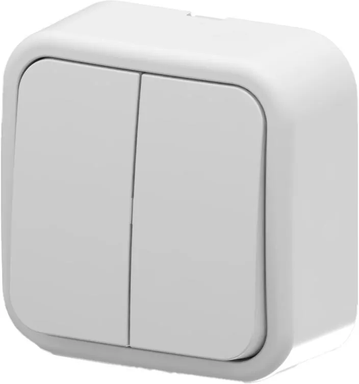 выключатель 2-кл. aria ip20 бел. arvia 25 01 1000 202 от магазина Штепсель и батарейка.
