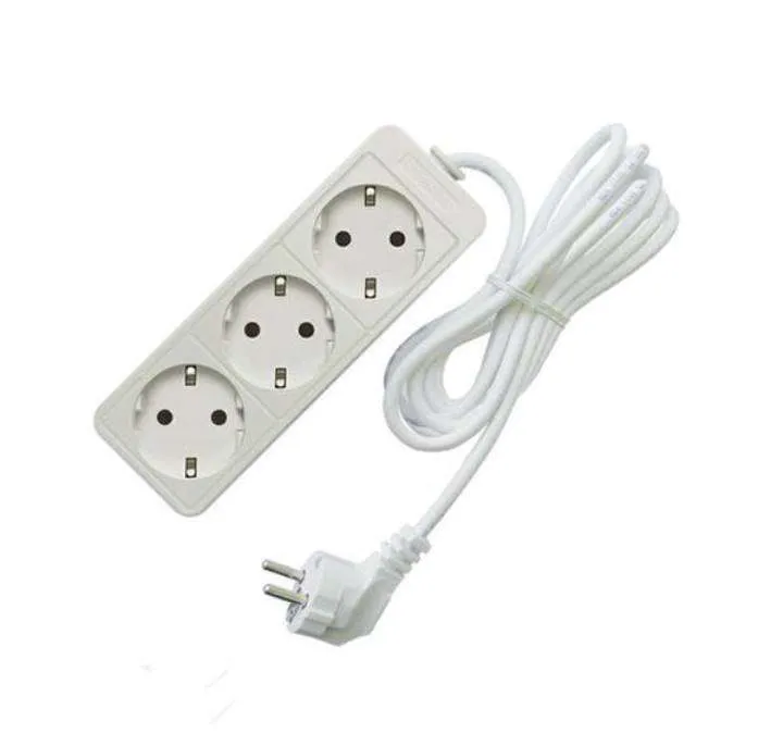 удлинитель 3х3м с заземл. 10а ip20 2.2квт пвс союз 481s-9303 от магазина Штепсель и батарейка.