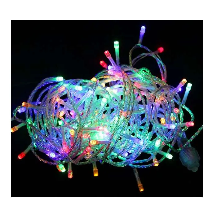 гирлянда светодиодная "нить" ld200-gm-bo 200led мульти 20м уличная 8 режимов элементы питания 3хaa shlights 4690601045447 от магазина Штепсель и батарейка.