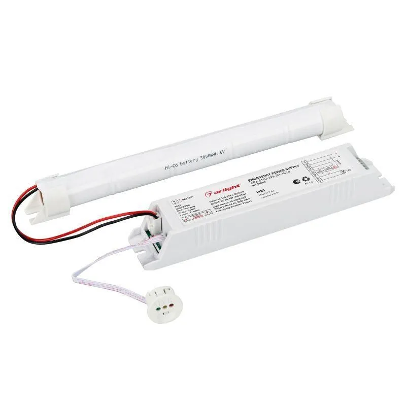 блок аварийного питания arj-emg-6w-3h-nicd ip20 пластик. arlight 024365 от магазина Штепсель и батарейка.