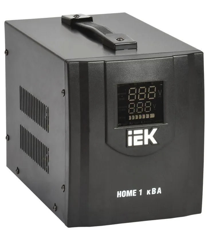 стабилизатор напряжения home снр 1/220 1ква переносной iek ivs20-1-01000 от магазина Штепсель и батарейка.