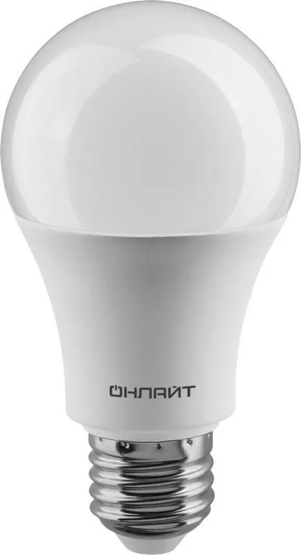 лампа светодиодная 61 150 oll-a60-15-230-4k-e27 15вт грушевидная онлайт 61150 от магазина Штепсель и батарейка.