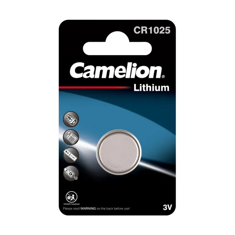 элемент питания литиевый cr1025 bl-1 (блист.1шт) camelion 5228 от магазина Штепсель и батарейка.