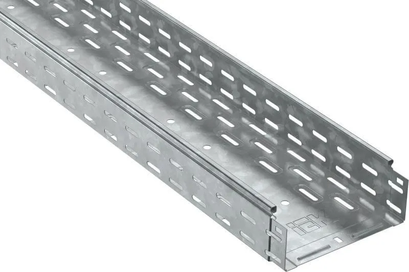 лоток листовой перфорированный 300х80 l3000 сталь hdz iek clp10-080-300-3-m-hdz от магазина Штепсель и батарейка.