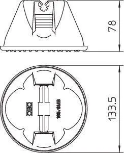 держатель проволоки d10мм для плоской кровли тип:165 mbg rd10 obo 5218675 от магазина Штепсель и батарейка.