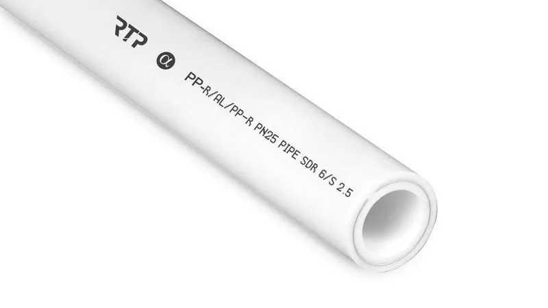 труба ppr 32х5.4 pn25 армир. алюм. бел. (дл.2м) rtp 16203 от магазина Штепсель и батарейка.