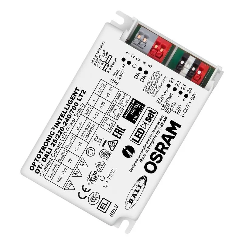 аппарат пускорегулирующий электронный (эпра) oti dali 25/220-240/700 lt2 dim osram 4052899488144 от магазина Штепсель и батарейка.