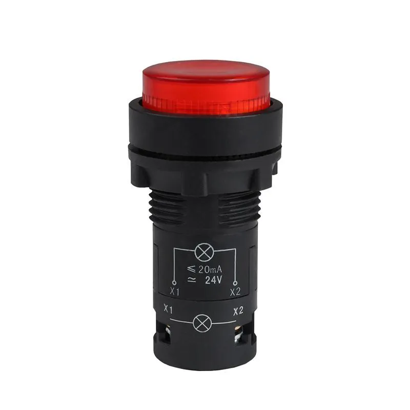 кнопка с подсветкой optisignal compact d22 с7-pl-b401 красн. 1нз 24в ac/dc xb7nw34b2 кэаз 362086 от магазина Штепсель и батарейка.