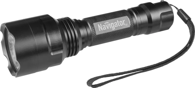 фонарь аккумуляторный 71 583 npt-p03-18650 1 cree led 10вт аккум. 4в 2а.ч алюм. navigator 71583 от магазина Штепсель и батарейка.