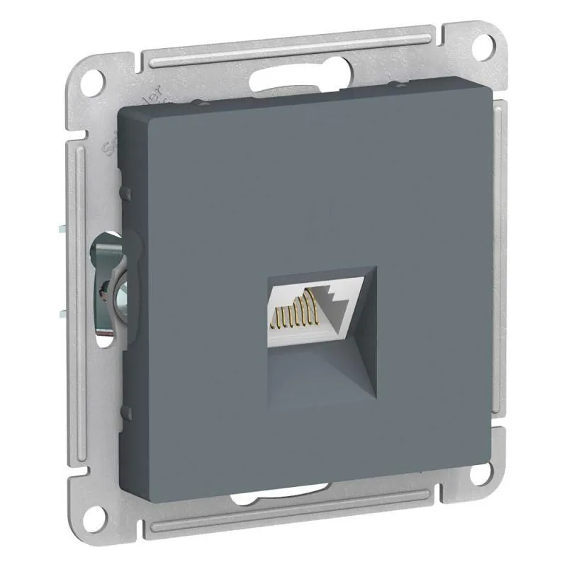 розетка компьютерная atlasdesign rj45 кат.6a механизм грифель se atn000786 от магазина Штепсель и батарейка.