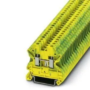 клемма защитного провода ut 2.5-pe phoenix contact 3044092 от магазина Штепсель и батарейка.