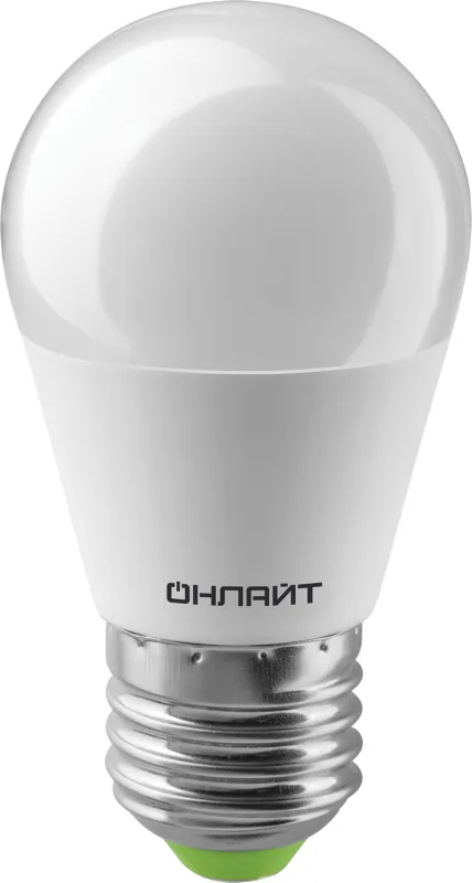 лампа светодиодная 61 968 oll-g45-10-230-2.7k-e27 10вт онлайт 61968 от магазина Штепсель и батарейка.