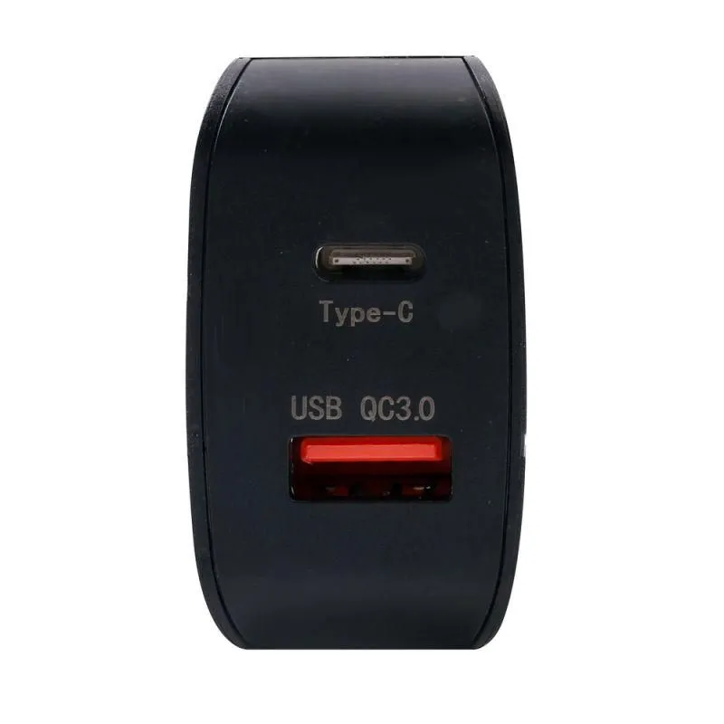 адаптер сетевой elx-рa01qc-c02 1usb+1type c 100-220в 5-9в/3а qc коробка черн. ergolux 15108 от магазина Штепсель и батарейка.