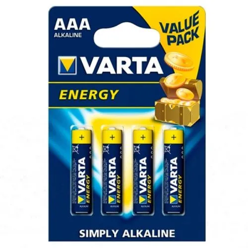 элемент питания lr03 (ааа) varta energy (упак.4шт) от магазина Штепсель и батарейка.