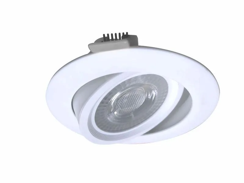 светильник светодиодный downlight rr 9вт 180-265в 6400к кругл. поворотн. панель бел. космос kdownrr9w6400k от магазина Штепсель и батарейка.