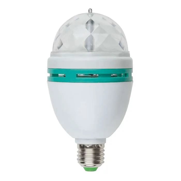 светильник-проектор светодиод. uli-q301 03w/rgb/e27 white volpe 09839 от магазина Штепсель и батарейка.