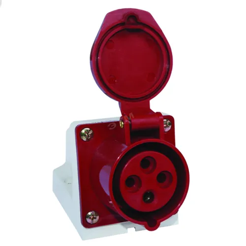 розетка наружн. уст. 32а 380в 3p+ре ip44 (124) ekf ps-124-32-380 от магазина Штепсель и батарейка.