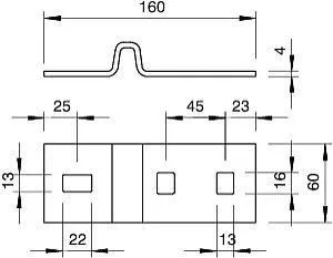 комплект петли опорной ahis 8 ft для стоек (болт+гайка) гор. оцинк. obo 6019064 от магазина Штепсель и батарейка.
