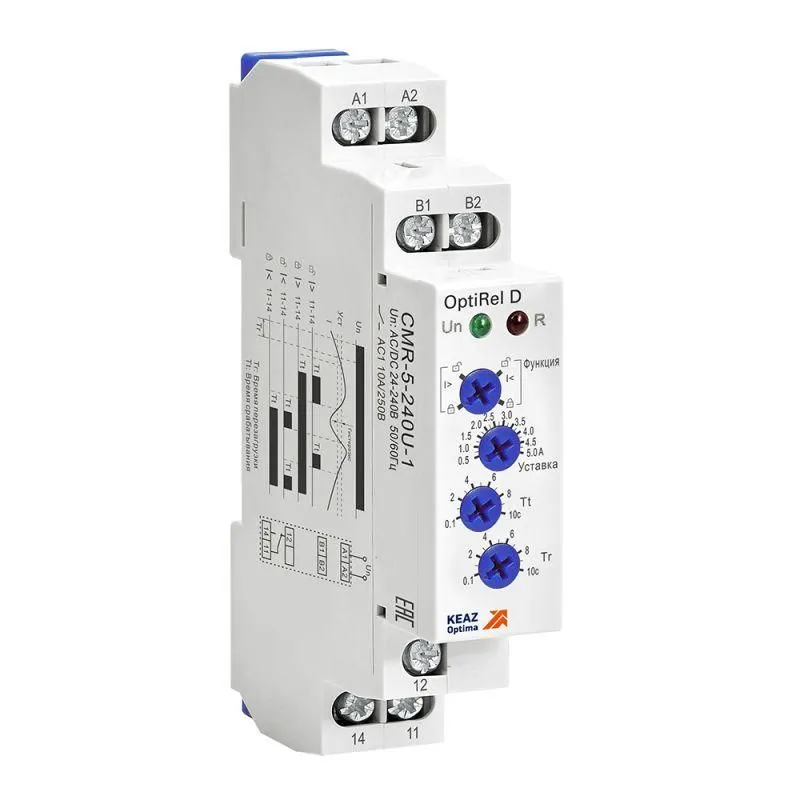 реле контроля тока optirel d cmr-16-240u-1 16…16а 10а 1со 24-240ас/dc кэаз 332028 от магазина Штепсель и батарейка.