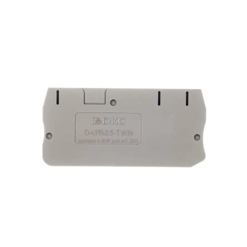 изолятор торцевой для клеммы vpr-2.5-twin dkc d-vpr-2.5-twin от магазина Штепсель и батарейка.